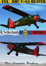 FSX DHC- U-6A wheeled Beaver Netherlands A.F. Package